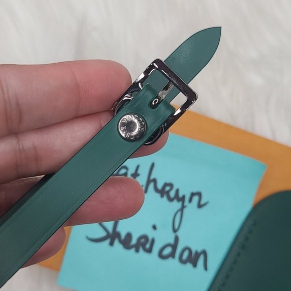 BNEW UNUSED LOUIS VUITTON LARGE HUNTER GREEN TAG - Picture 9 of 14